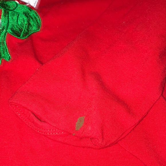 Cute Christmas Dress small stain size4T - Picture 3 of 4
